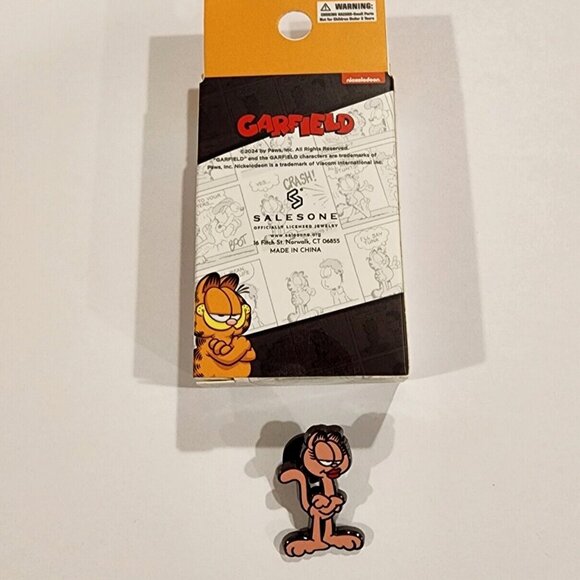 Garfield Nickelodeon Blind Box Enamel Pin 2024 Arlene Pink Girlfriend Cat Opened - Picture 9 of 10